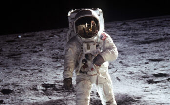 Buzz Aldrin en La Luna